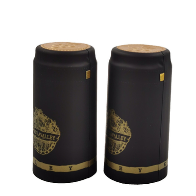Decorative Tear Strap Wine Bottle Shrink Caps Heat Shrinkage 35mm Diameter