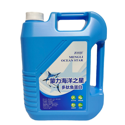 Blue HDPE Plastic 5L Engine Oil Canister Shatterproof Antifreeze Storage Container