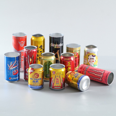Custom Logo Standar 330 Ml Aluminum Beverage Cans Soda Water Cans For Drinks