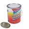1 liter Paint Can With Lever Lid Metal Round Tin Can Packing For Glue And Coating