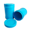 Blue HDPE Refillable Powder Bottle Canister 1000 Ml Empty Supplement Containers