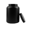 Large Capacity HDPE Black Empty Protein Powder Tubs 4500ml Sports Nutrition Bottle