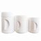 Shatterproof Round White Plastic Canisters 500 Ml Butter Container With Grip Fasten