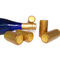 Heat Shrinkable Pvc Wine Bottle Capsules 65mm Height Gold Color