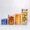 Custom Clear Round Plastic Canisters Pet Food Can Dia 100mm Food Grade