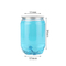 600ml PET Clear Plastic Soda Cans Round Disposable Pop Can Impact Resistant