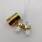 18mm Crimp Spray Pump Golden Metal Perfume Bottle Spray Pump With Over Cover