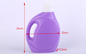 3L Lightweight Customized Plastic Softener Empty Laundry Detergent Bottles Recyclable ODM