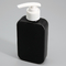 Empty 150ml Lotion Bottle Recyclable Black HDPE Plastic Pump Bottles