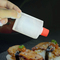Small Square 6ml 30ml Plastic Squeeze Bottles Sushi Sauce Dispenser Shatterproof