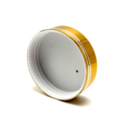 Aluminum Cream Glass Jar Bottle Cap Wide Mouth 10mm 18mm Height