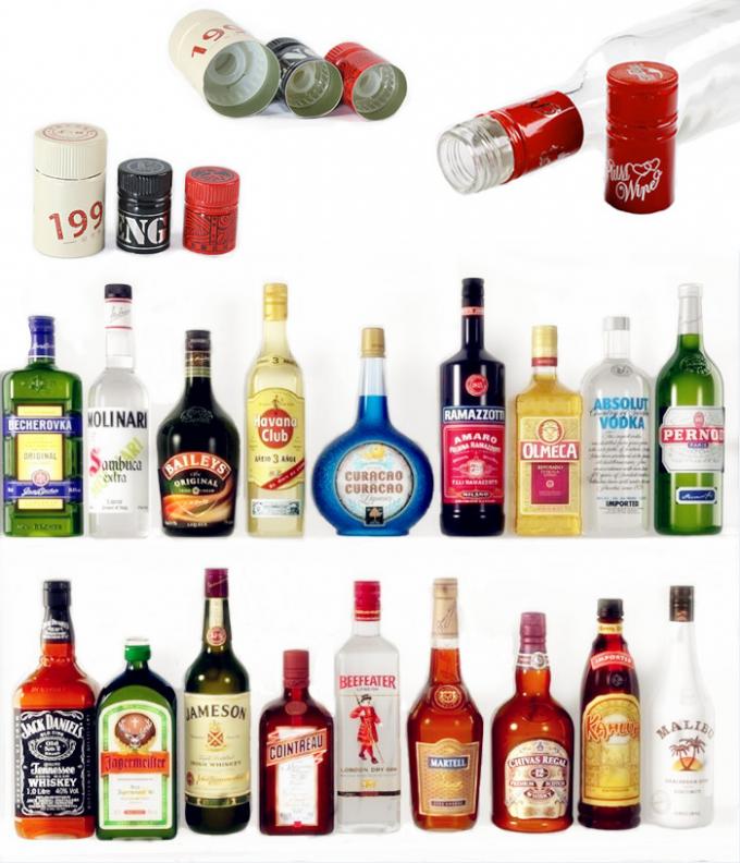 30mmx47mm Plastic Insert Whisky Bottle Caps Ropp Twist Off Wine Cap