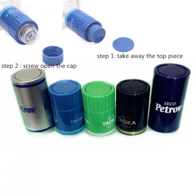 Plastic Vodka Spirit Alcohol Bottle Cap 33mm X 57mm Tamper Evident Closures