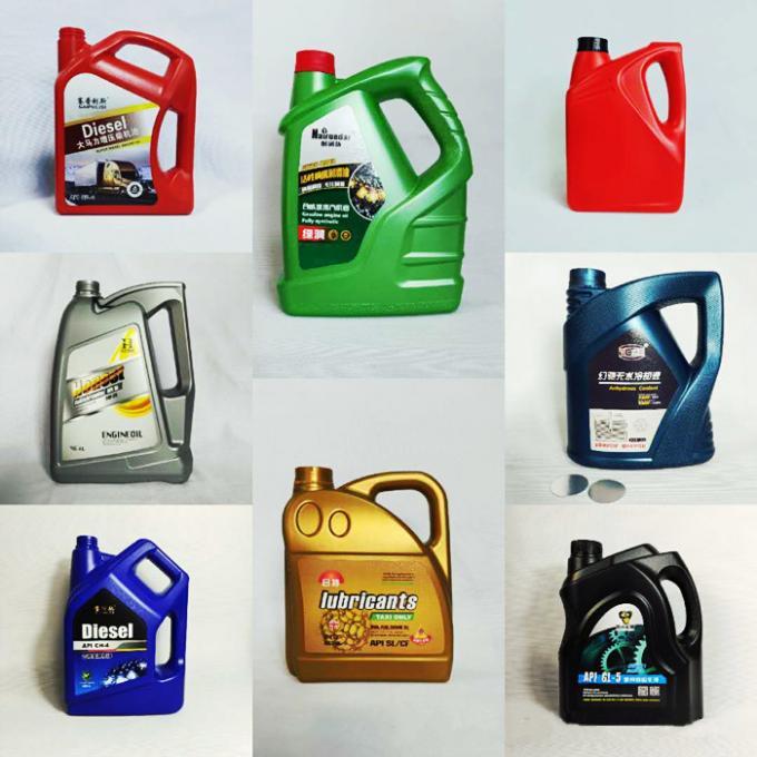 Customized 4 Liters Recyclable Car Engine Oil Empty Bottle Plant