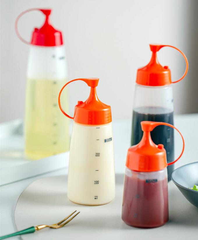 Bulk Plastic Squeeze Bottles Salad Ketchup Sauce 500ml Squeeze Bottle